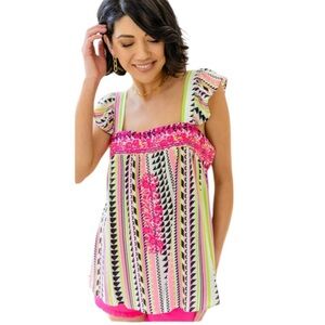 Savannah Jane Embroidered Blouse